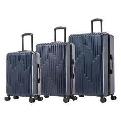 InUSA Drip Hardside Spinner Luggage Set, (IUDRISML-BLU)