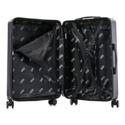 InUSA Drip Hardside Spinner Luggage Set, (IUDRISML-BLU)