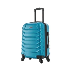 InUSA Endurance 20" Hardside Carry-On Suitcase, 4-Wheeled Spinner, Teal (IUEND00S-TEA)