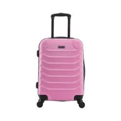 InUSA Endurance 20" Hardside Carry-On Suitcase, 4-Wheeled Spinner, Pink (IUEND00S-PNK)