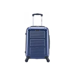 InUSA Pilot 20" Hardside Carry-On Suitcase, 4-Wheeled Spinner, Blue (IUPIL00S-BLU)