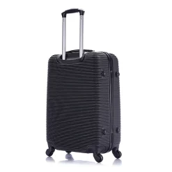 InUSA Royal 2-Piece Hardside Spinner Luggage Set, (IUROY0SM-BLK)