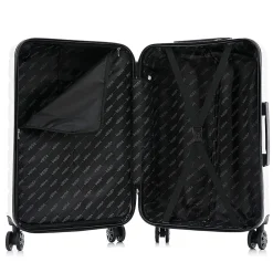 InUSA Trend 2-Piece Hardside Spinner Luggage Set, (IUTRE0SM-WHI)