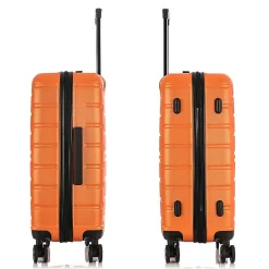 InUSA Trend 2-Piece Hardside Spinner Luggage Set, (IUTRE0SM-ORA)