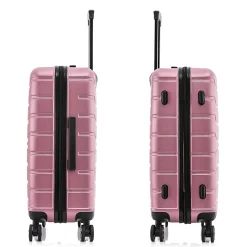 InUSA Trend 2-Piece Hardside Spinner Luggage Set, (IUTRE0SM-ROS)
