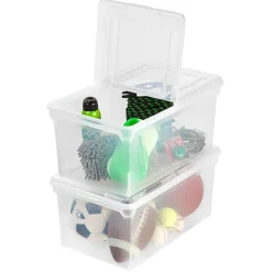 Iris Letter Size File Box Storage, Clear (139921) Outlet