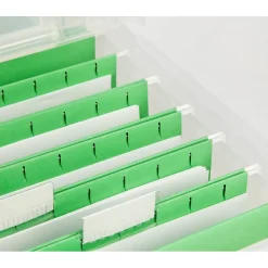 Iris Letter Size File Box Storage, Clear (139921) Outlet