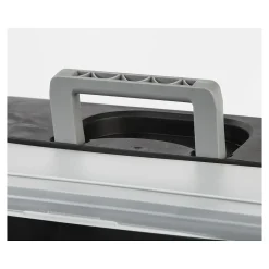 Iris Portable File Box with Organizer Lid, Letter Size, Black (110977) Best