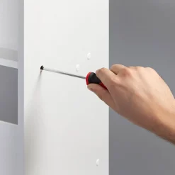 Discount 3-Tier Tilted Shelf Book Rack, White (596102) Bookcases