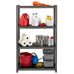 Best 3200 Concealed Rivet 4-Shelf Metal Stand Alone Shelving Unit, 36