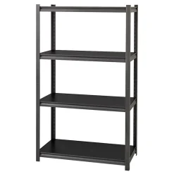 Best 3200 Concealed Rivet 4-Shelf Metal Stand Alone Shelving Unit, 36