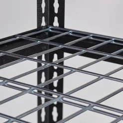 2300 lb. Wire Rivet Series 4-Shelf Metal/Wire Deck Shelving Unit, 36