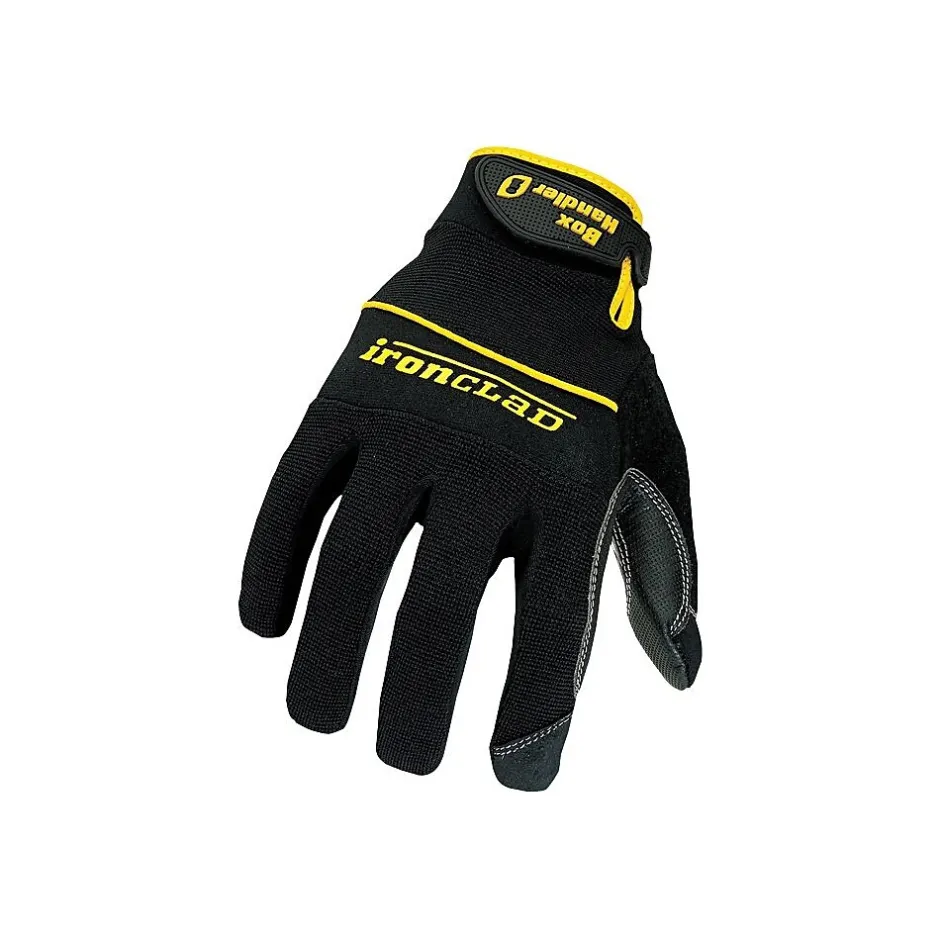 Work Gloves<Ironclad ® Box Handler Gloves, Black