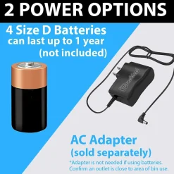 iTouchless Stainless Steel Sensor Trash Can, 13 Gallon, Silver (DZT13)