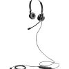 jabra 2300 Noise Canceling Stereo Headset Microphone, Over-the-Head, Black (2399-829-109)* Headsets