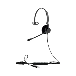 jabra Biz 2300 Noise Canceling Mono Headband, USB-A, Microsoft Skype Certified (2393-823-109)* Headsets