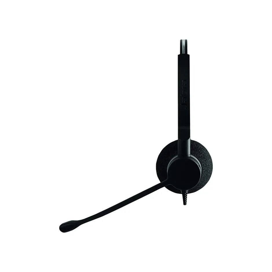 jabra BIZ 2300 QD Duo Phone Headset, Over-the-Head, Noise Cancelling , Black (2309-820-119)* Headsets