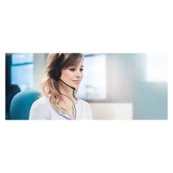 jabra BIZ 2300 QD Duo Stereo Wired Headset, Over-the-Head, Black (2389-820-109)* Headsets