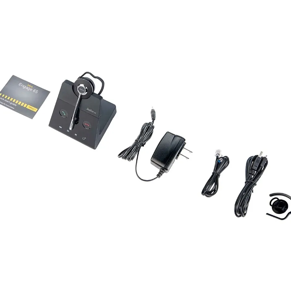 jabra Engage 65 Convertible Wireless Mono Headset, Over-the-Head, Black (9555-553-125)* Headsets