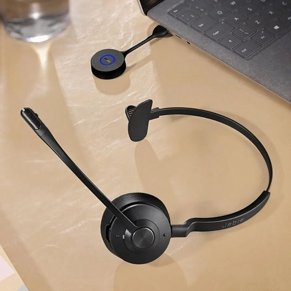 jabra Engage 55 SE Wireless Monoaural USB-C Headset, UC Certified, Black (9653-430-125)* Headsets