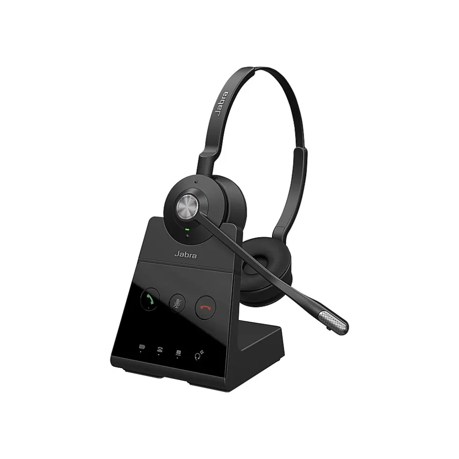 jabra Engage 65 Stereo Wireless Headset, Over-the-Head, Black (GSA9559-553-125)* Headsets