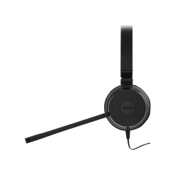 jabra Evolve 20 MS Stereo Noise Canceling On Ear Phone & Computer Headset, Black (4999-823-189)* Headsets