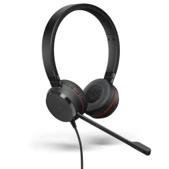jabra Evolve 30 Noise Canceling Stereo Computer Headset, Over-the-Head, MT Certified, Black (5399-823-309)* Headsets