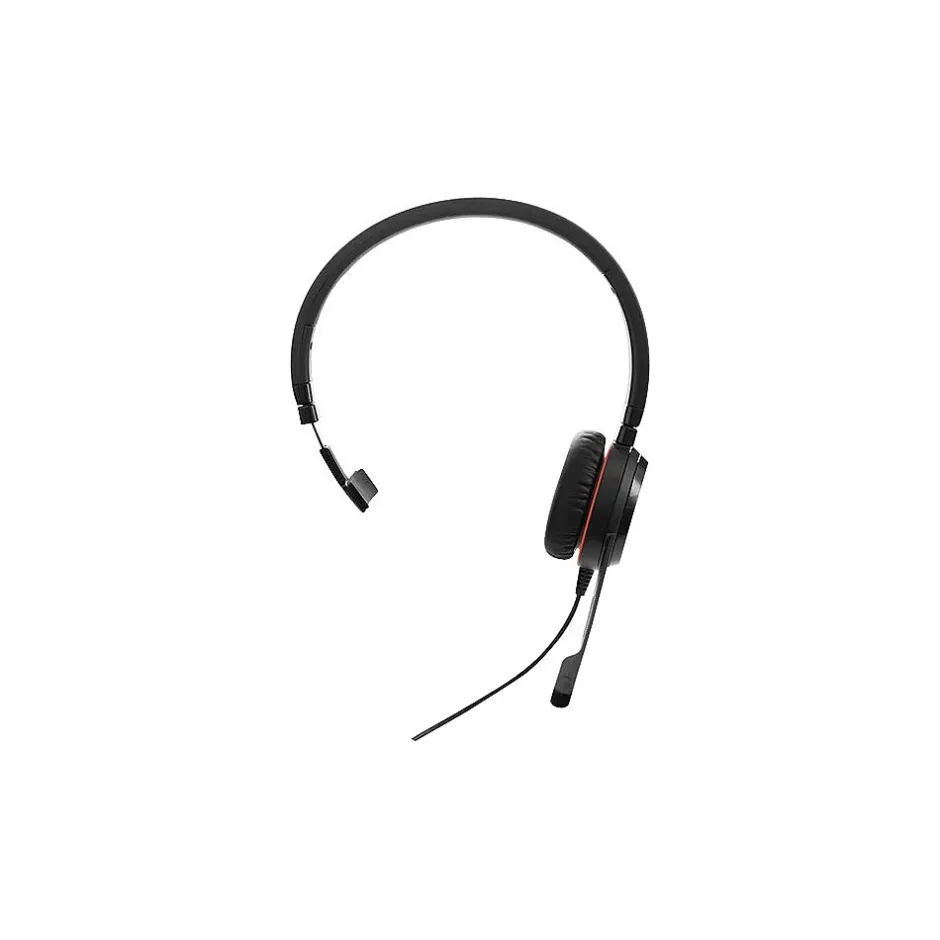 jabra Evolve 20 UC Mono Noise Canceling Headset Microphone, Over-the-Head, Black (4993-829-209)* Headsets