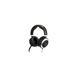 jabra Evolve 80 UC Wireless Noise Canceling Stereo Computer On Ear Headset, USB-A, 3.5mm, UC Certified (7899-829-209)* Headsets