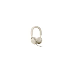 jabra Evolve2 75 Wireless Noise Canceling Bluetooth Stereo Mobile On Ear Headset, Beige (27599-989-898)* Headsets