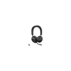jabra Evolve2 75 Wireless Noise Canceling Bluetooth Stereo Mobile On Ear Headset, USB-A, Black (27599-999-989)* Headsets