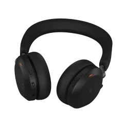 jabra Evolve2 75 Wireless Noise Canceling Bluetooth Stereo Mobile On Ear Headset, USB-A, Black (27599-999-989)* Headsets