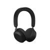 jabra Evolve2 75 Wireless Noise Canceling Bluetooth Stereo Mobile On Ear Headset, USB-A, Black (27599-989-989)* Headsets