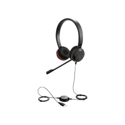 jabra Evolve 20SE MS Stereo Headset, Over-the-Head, Black (4999-823-389)* Headsets