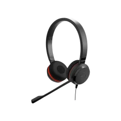 jabra Evolve 20SE MS Stereo Headset, Over-the-Head, Black (4999-823-389)* Headsets