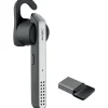 jabra Stealth UC Bluetooth Wireless Mono Headset, Gray/Silver (5578-230-109)* Headsets