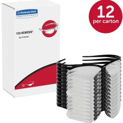 Eye Protection<KleenGuard Jackson® Nemesis Safety Glasses, Polycarbonate, Indoor/Outdoor, Black