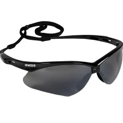 Eye Protection<KleenGuard Jackson Safety Nemesis Polycarbonate Safety Glasses, Smoke Mirror Lens (25688)