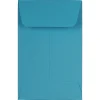 JAM Paper #1 Coin Business Colored Envelopes, 2.25 x 3.5, Blue Recycled, 25/Pack (352727818)* Business