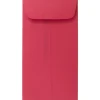 JAM Paper #7 Coin Business Colored Envelopes, 3.5 x 6.5, Red Recycled, 25/Pack (355228282)* Business