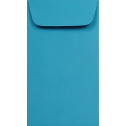 JAM Paper #6 Coin Business Colored Envelopes, 3.375 x 6, Blue Recycled, 25/Pack (356730559)* Business