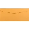 JAM Paper #12 Kraft Business Commercial Envelope, 4 3/4" x 11", Manila Brown Kraft, 50/Pack (80762I)* Business