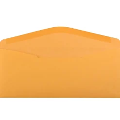 JAM Paper #11 Kraft Business Commercial Envelope, 4 1/2" x 10 3/8", Manila Brown Kraft, 50/Pack (1633180I)* Business