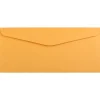 JAM Paper #10 Kraft Business Envelope, 4 1/8" x 9 1/2", Brown Kraft, 50/Pack (3984I)* Business