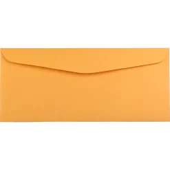 JAM Paper #14 Kraft Business Commercial Envelope, 5" x 11 1/2", Brown Kraft, 25/Pack (1633182)* Business