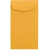 JAM Paper #6 Kraft Coin Business Envelopes, 3.375 x 6, Brown Kraft Manila, 50/Pack (1623992i)* Business