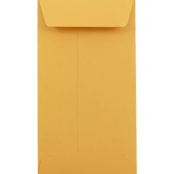 JAM Paper #5.5 Kraft Coin Recycled Business Envelopes, 3 1/8 x 5 1/2, Brown Kraft Recycled, 100/Pack (40931170B)* Business