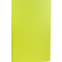 Hot 65 lb. Cardstock Paper, 8.5" x 14", Ultra Lime Green, 50 Sheets/Pack (16730929) Card Stock