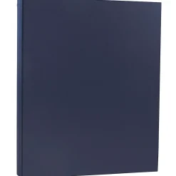 New 80 lb. Cardstock Paper, 8.5" x 11", Navy Blue, 250 Sheets/Ream (LEBA242B) Card Stock
