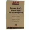 Outlet 60 lb. Cardstock Paper, 8.5" x 14", Brown Kraft Paper Bag, 50 Sheets/Pack (463117509) Card Stock
